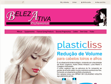 Tablet Screenshot of belezaativa.com.br